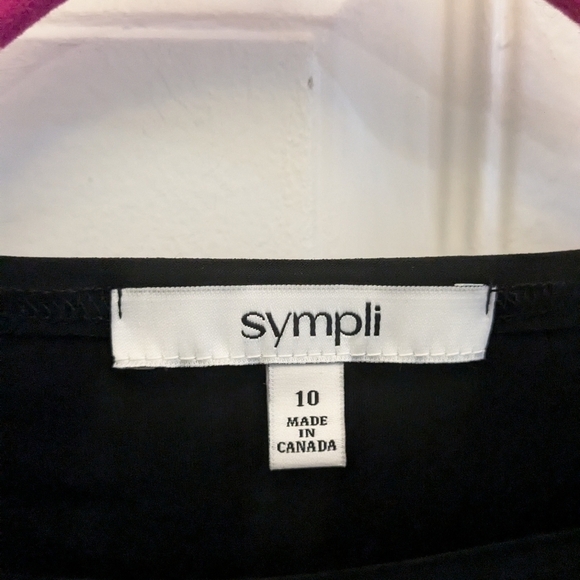 Sympli Halo Angle Tunic In Black - Picture 2 of 6